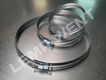 opaski obejmy wentylacyjne skręcane